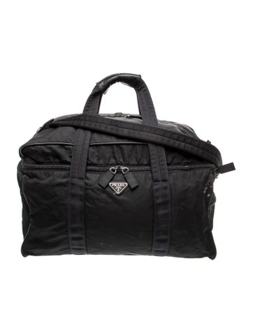 Enameled Metal Triangle Weekender Bag