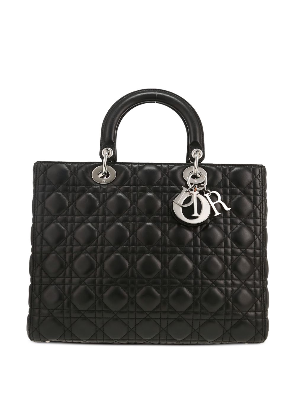 Dior Lady Dior leather double-handle tote bag