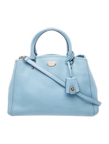 Leather Top Handle Bag
