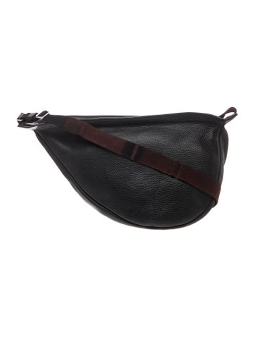 Leather 'Banana' Bag