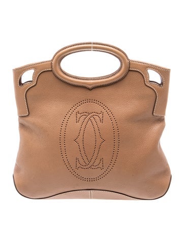 Cartier Leather Top Handle Bag