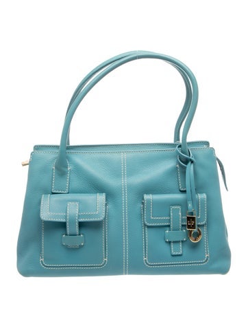 Leather Top Handle Bag
