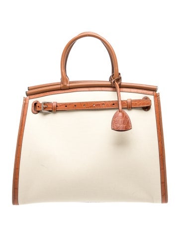 Canvas Top Handle Bag