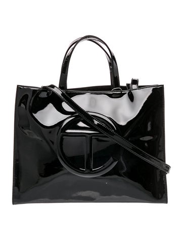 Vegan Patent Leather Shoulder Bag