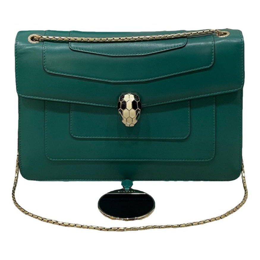 Serpenti leather handbag