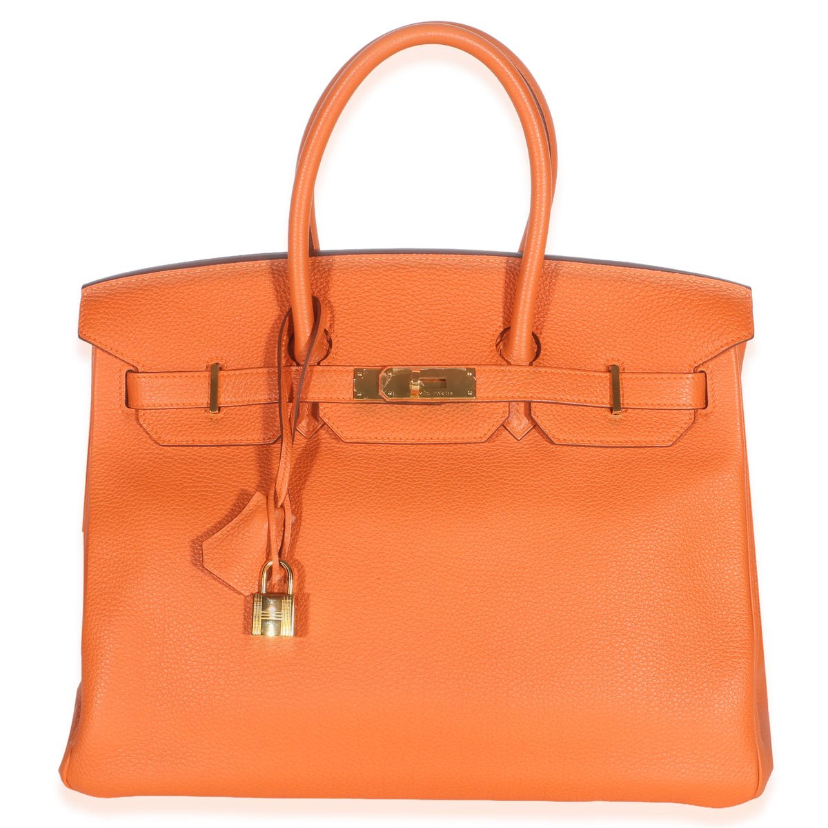 Orange Togo Birkin 35 GHW