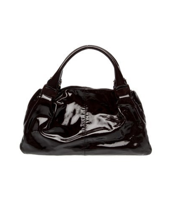 Salvatore Ferragamo Ferragamo Patent Leather Top Handle Bag