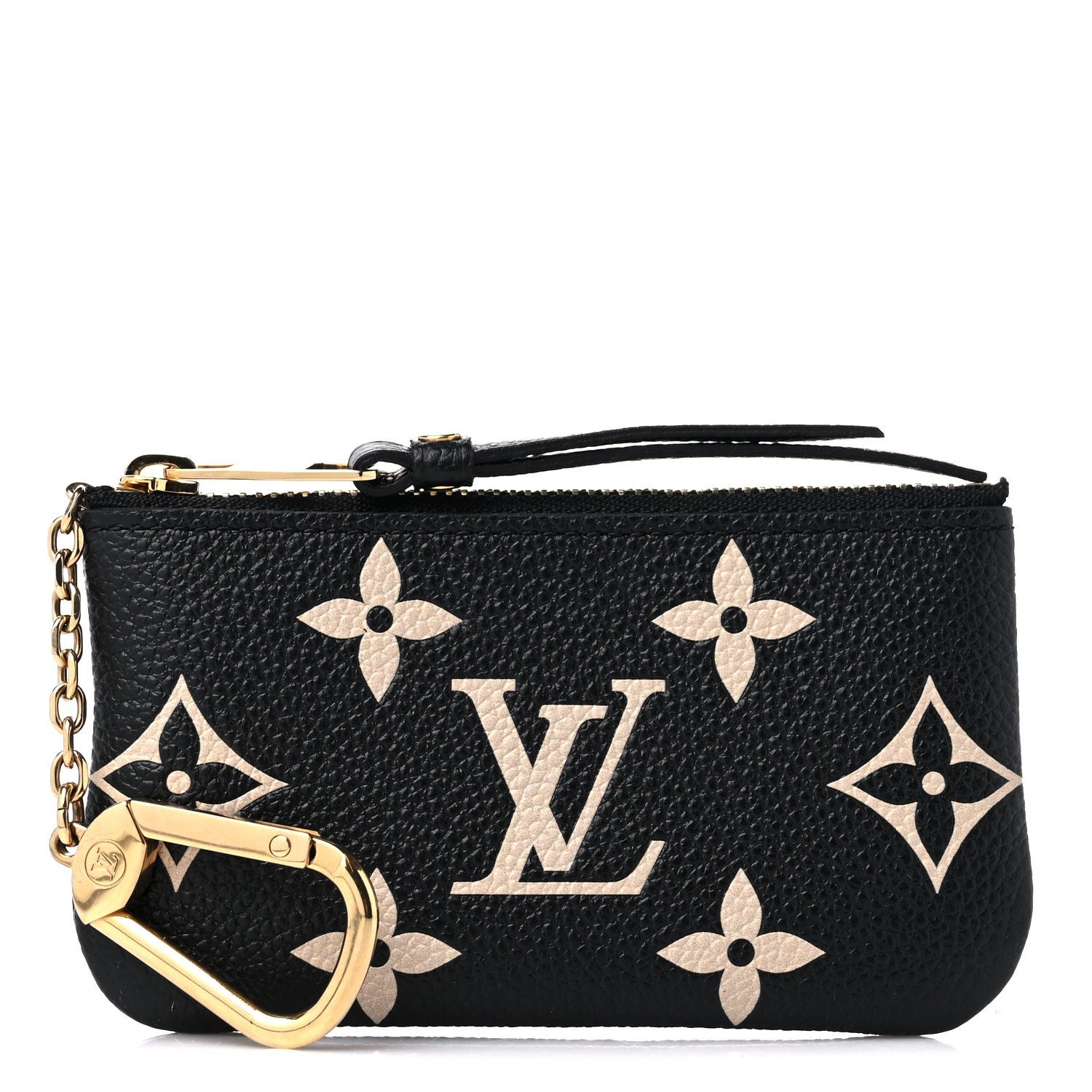 Louis Vuitton Empreinte Monogram Giant Key Pouch Black Beige