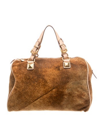 Suede Shoulder Bag