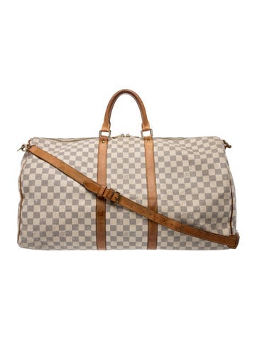Louis Vuitton Damier Azur Keepall Bandouliere 55