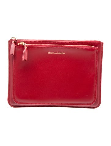 Comme des Garcons Leather Clutch