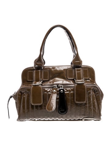 Chloe Patent Leather Shoulder Bag