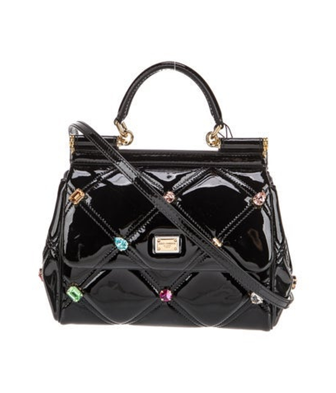 Dolce & Gabbana Gabbana Patent Leather Sicily W Tags