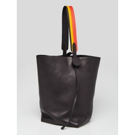 Hermes Black Veau Volupto Leather Licol 19 Bag