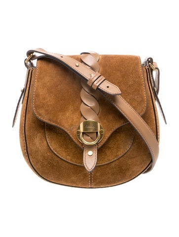 Suede Crossbody Bag