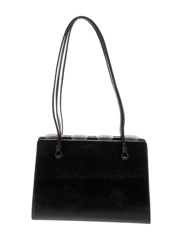 Leather Top Handle Bag