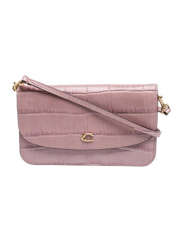 Embossed Leather Crossbody Bag