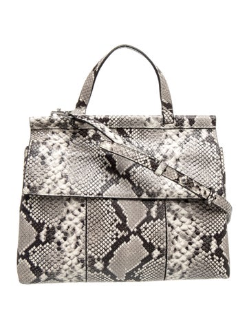 Embossed Leather Tote