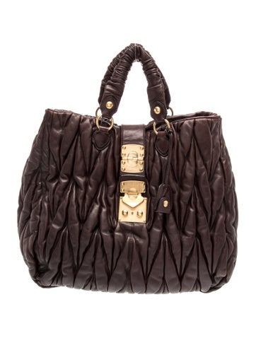 Leather Top Handle Bag