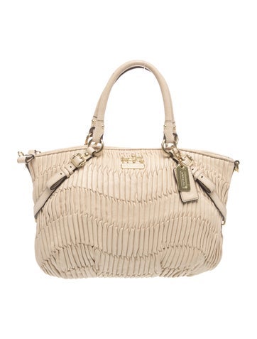 Leather Top Handle Bag