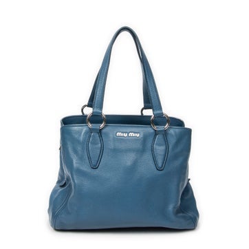Miu Miu Leather Convertible Tote