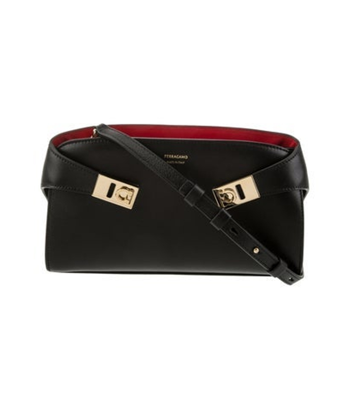 Salvatore Ferragamo Ferragamo Leather Mini Hug Crossbody Bag