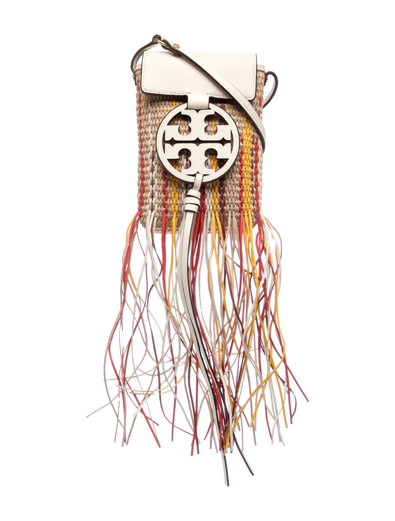 Tory Burch Raffia Crossbody Bag