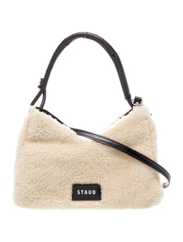 Shearling Top Handle Bag