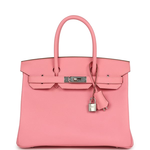 Hermes Hermes Birkin 30 Rose Confetti Epsom Palladium Hardware