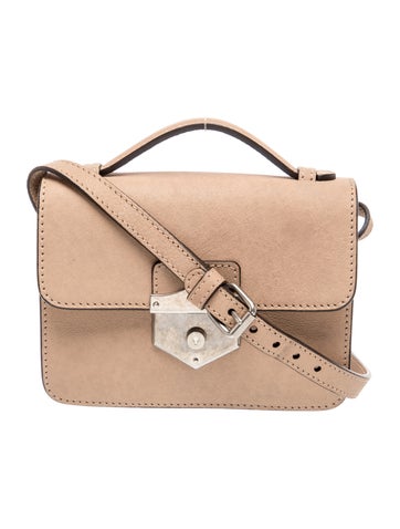 Signature Alexander Mcqueen Leather Wicca Crossbody Bag