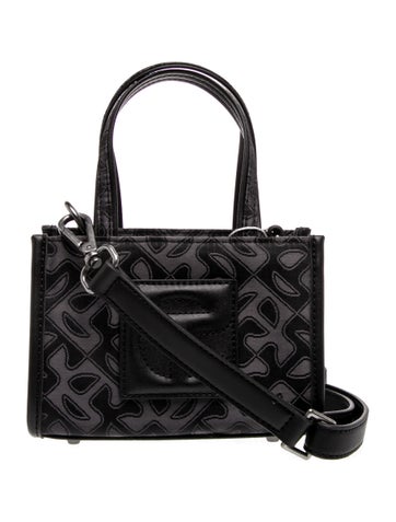 Jacquard Mini Canvas Shopping Tote w/ Tags