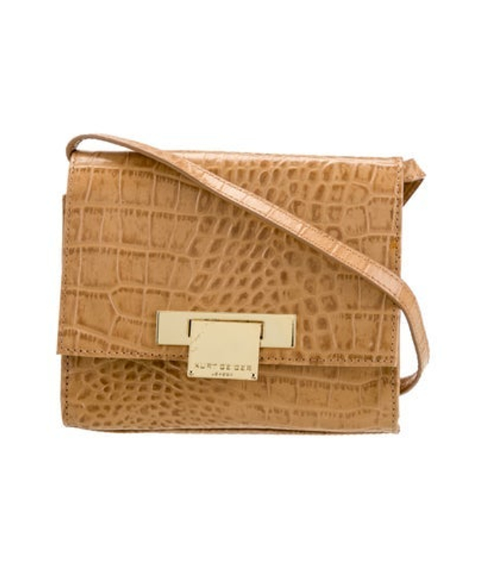 Kurt Geiger Geiger Embossed Leather Crossbody Bag