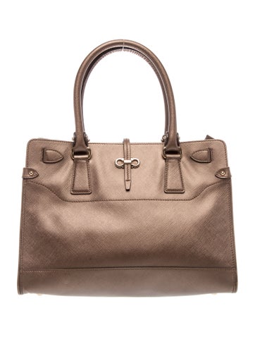 Gancini Top Handle Bag