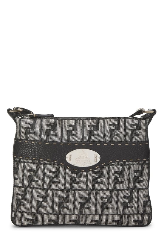 Black Zucca Canvas Selleria Messenger