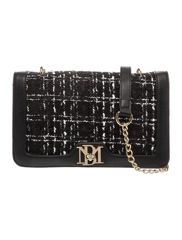 Badgley Mischka Tweed Shoulder Bag