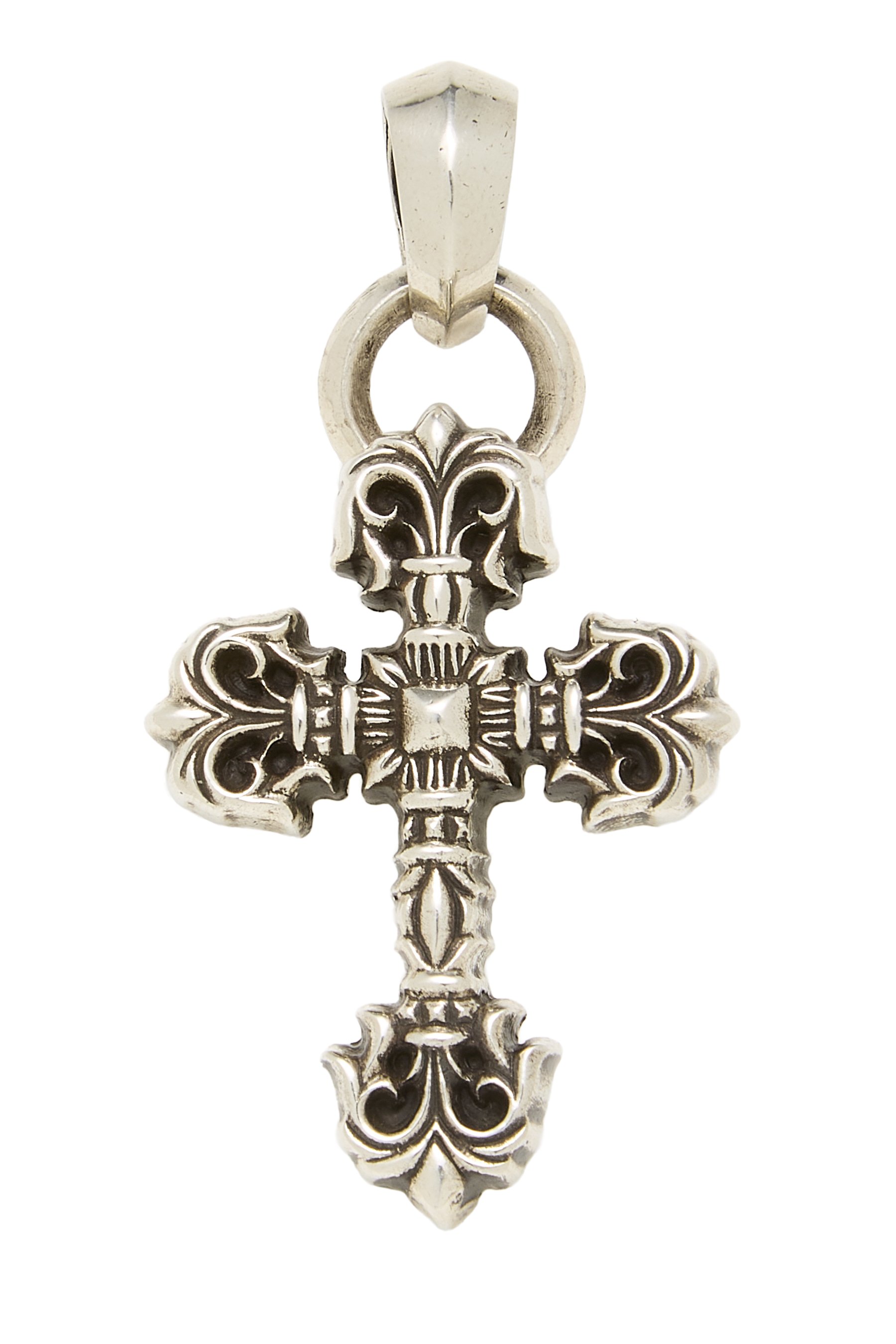 Chrome Hearts Sterling Silver Filigree Cross Pendant