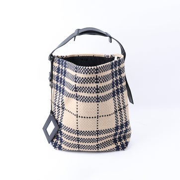 Balenciaga Wool Checker Tote