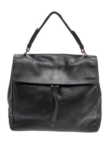 Vitello Leather Top Handle Bag