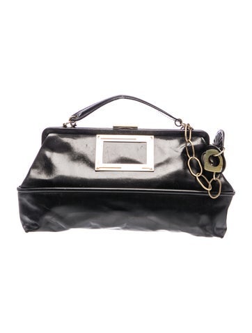 Leather Top Handle Bag