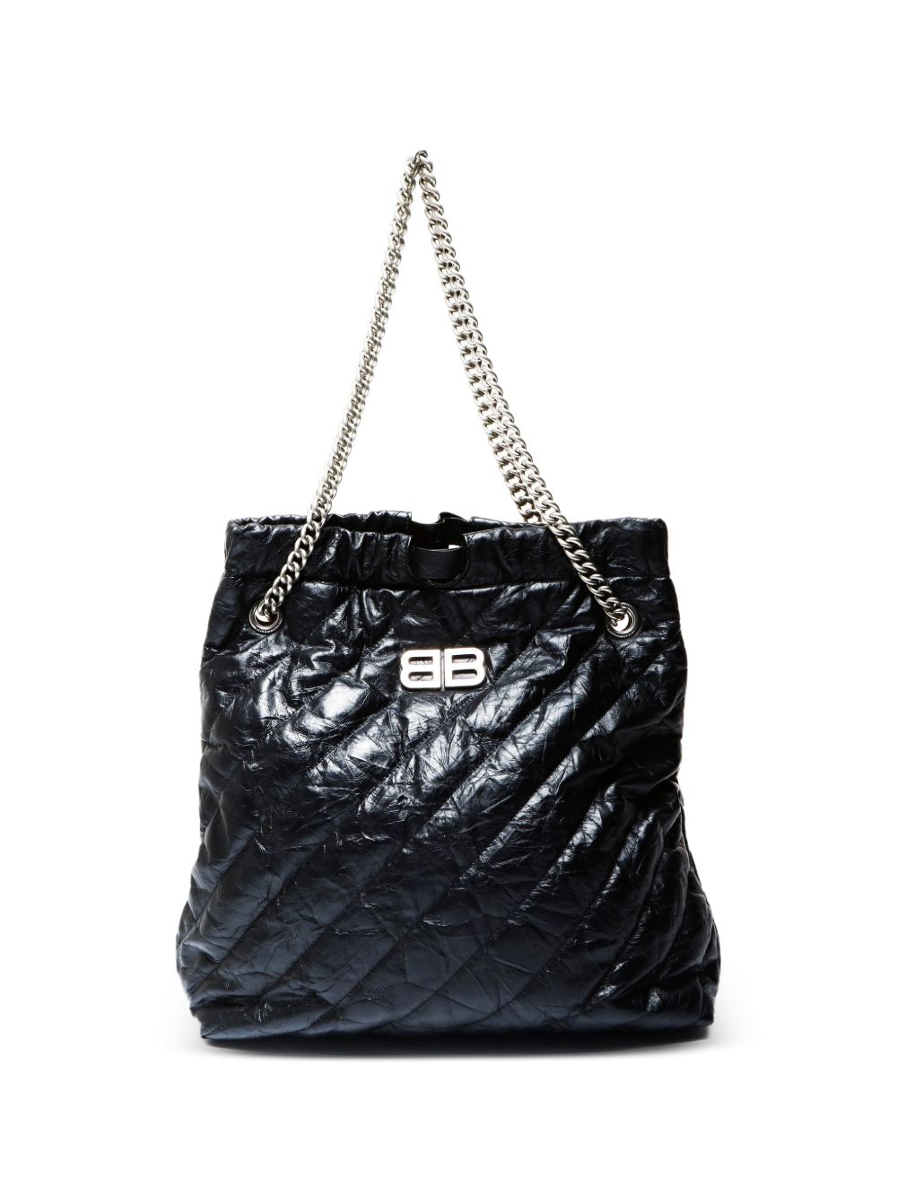 2020s Crush quilted chain tote bag