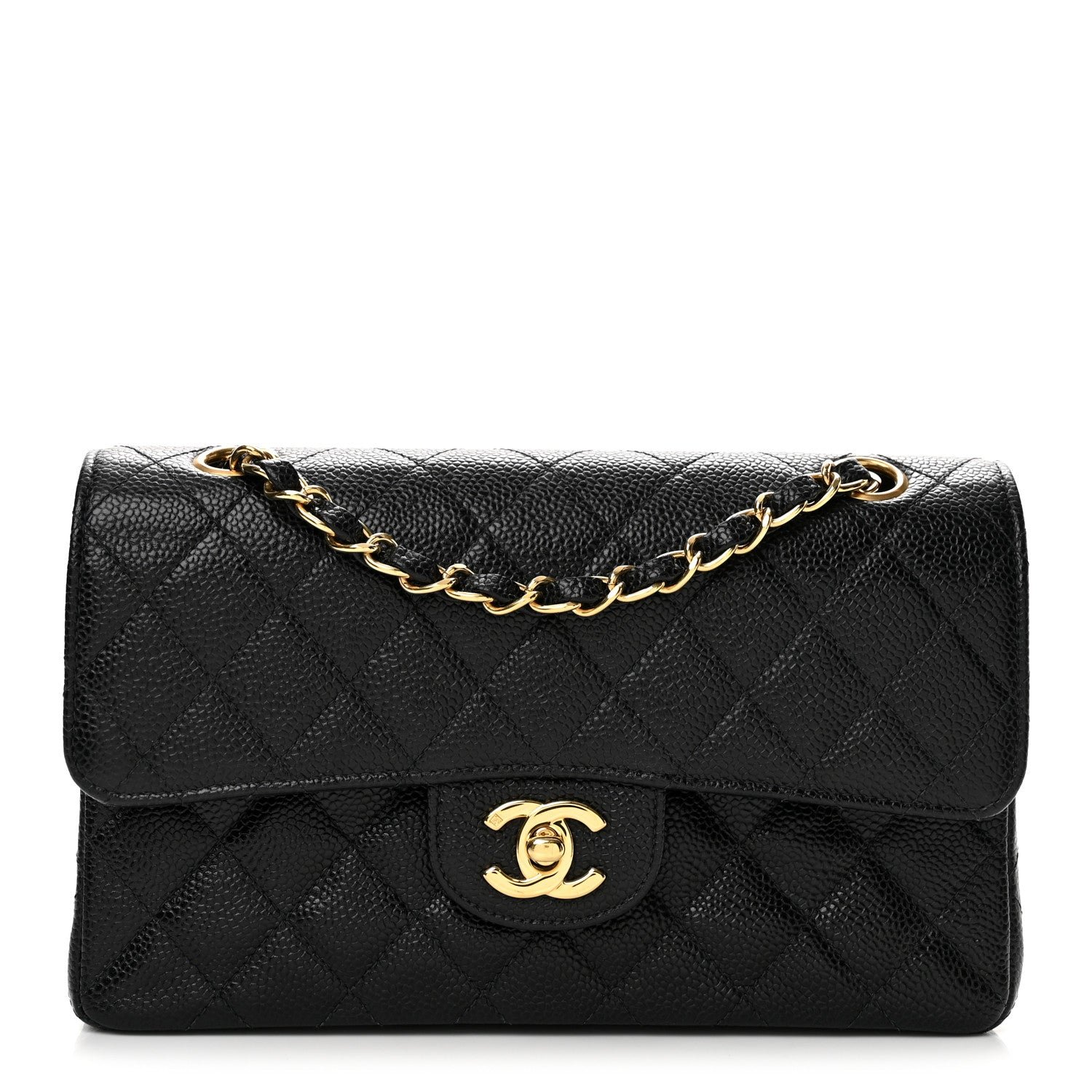 Chanel Caviar Quilted Small Double Flap Black