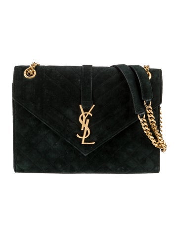 Saint Laurent Suede Envelope Medium