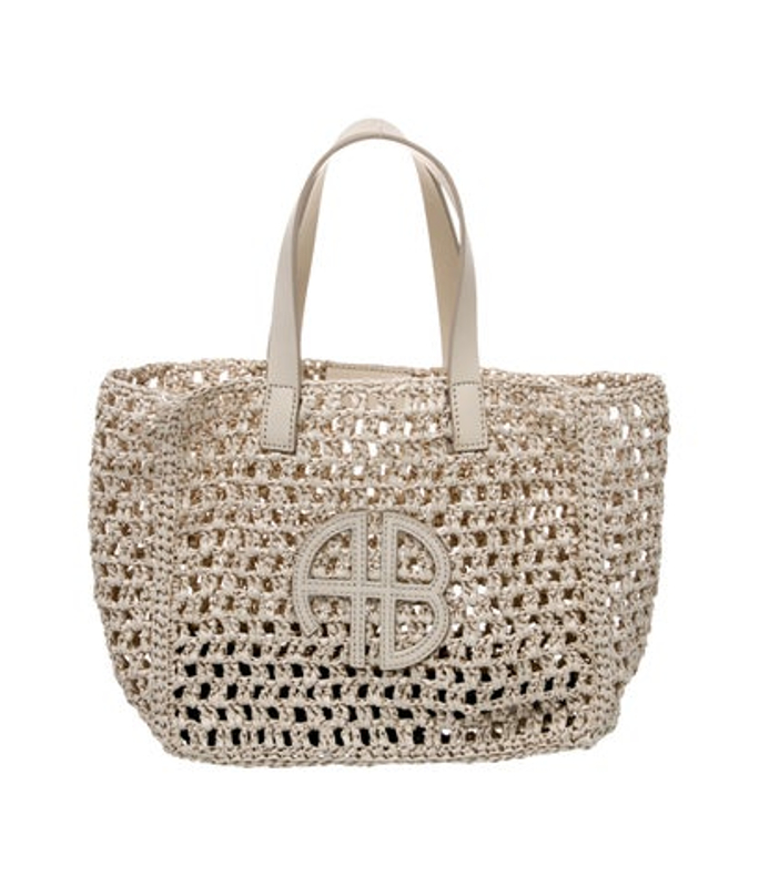 Anine Bing Bing Raffia Top Handle Bag
