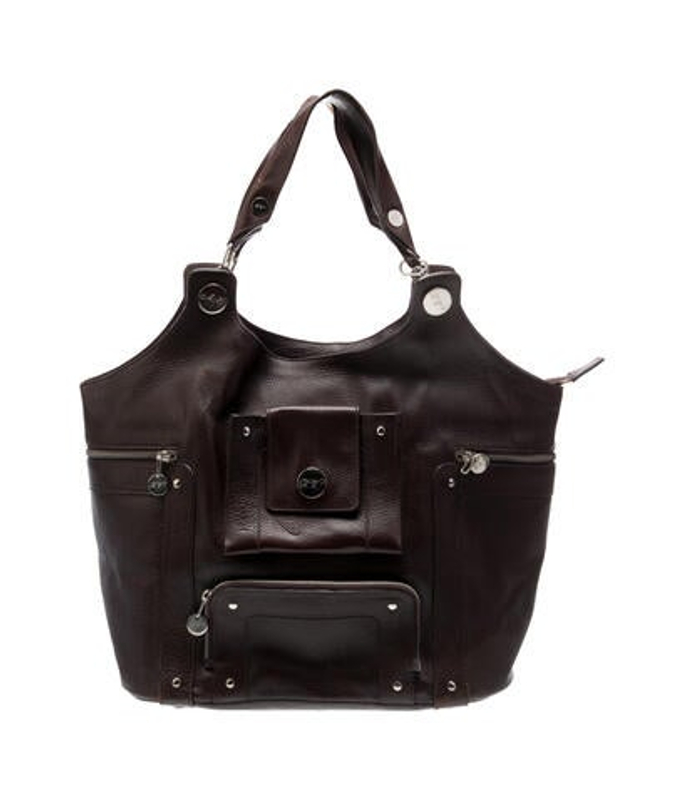 Roger Vivier Vivier Leather Shoulder Bag