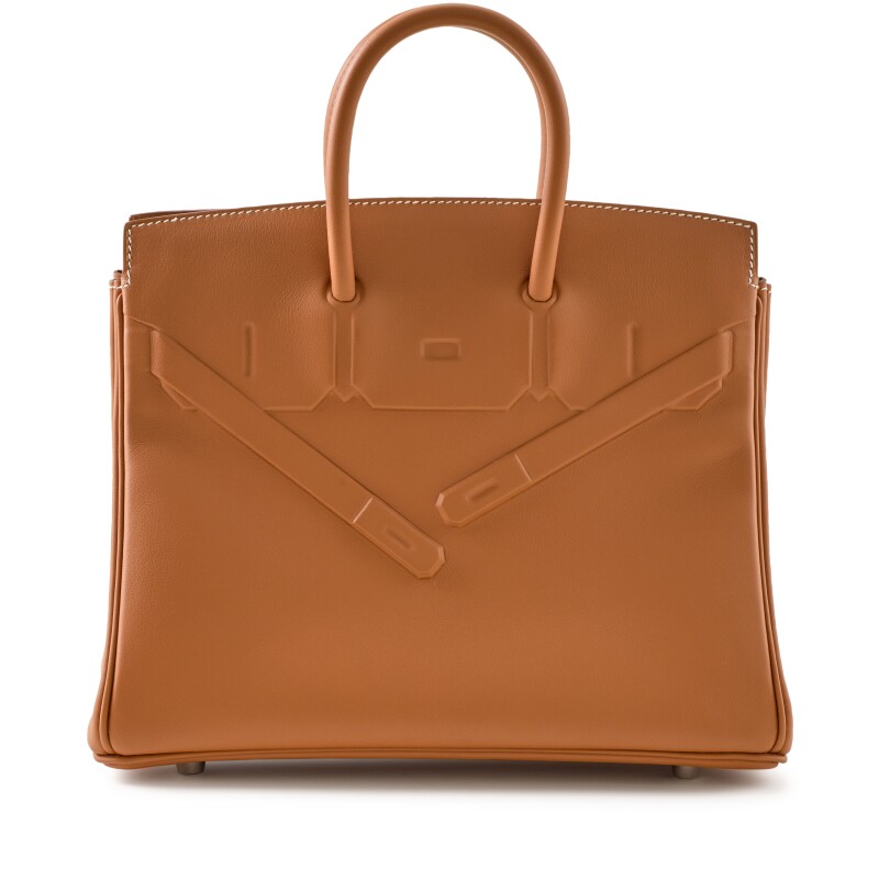 Hermes Limited Edition Gold Swift Shadow Birkin 25, 2021