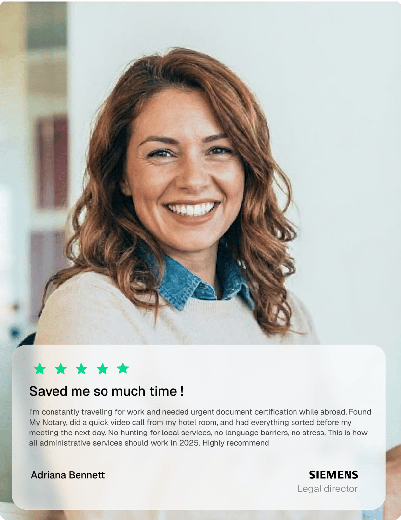 Certified True Copy of Passport