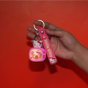 Key Ring With Mini Lighting TV - Hello Kitty