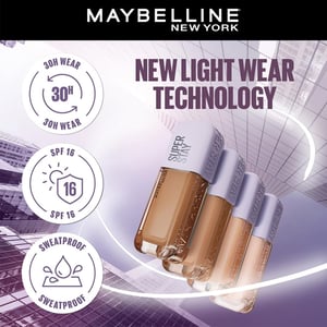 Maybelline New York Super Stay 30H Lumi-Matte Foundation 35ml - 128 •
