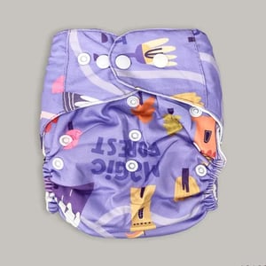 Fashion Baby All In One Reusable Diaper 0-24 Months - Magic Forest