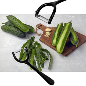 Stainless Steel Fruit & Vegetable Peeler - Starry Black
